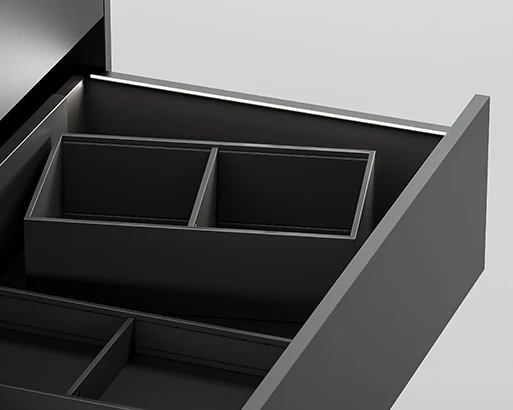 ПРОФИЛЬ С АКЦЕНТНОЙ ПОДСВЕТКОЙ ДЛЯ ЯЩИКА LEGRABOX.